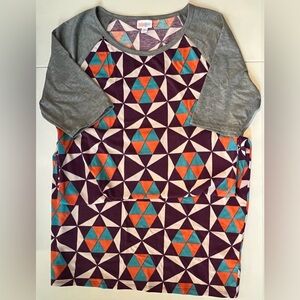 Lularoe Julia Raglan Dress - Size XL